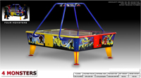 Air Hockey - Four Monsters